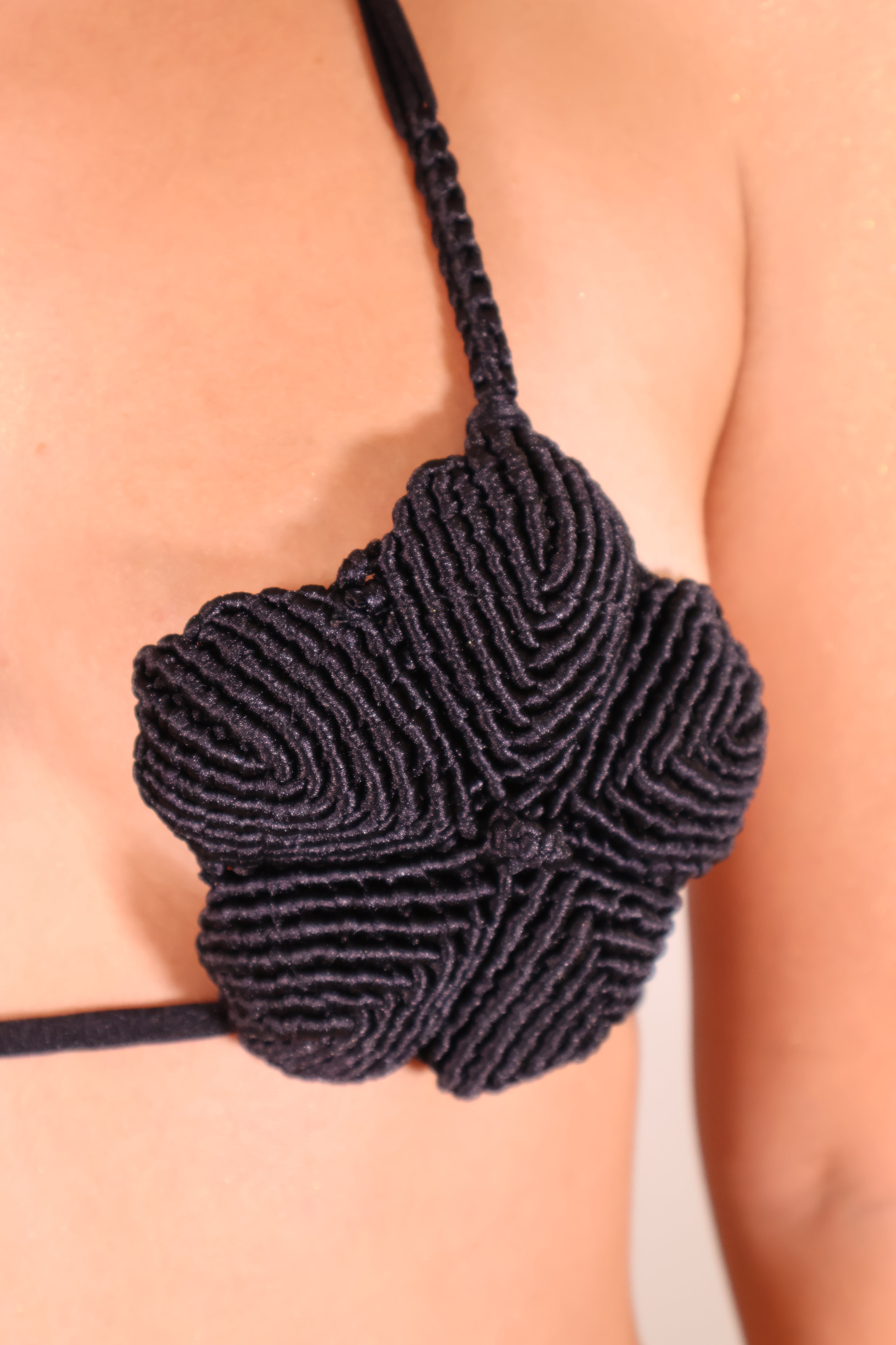 Conjunto Macramê Flor