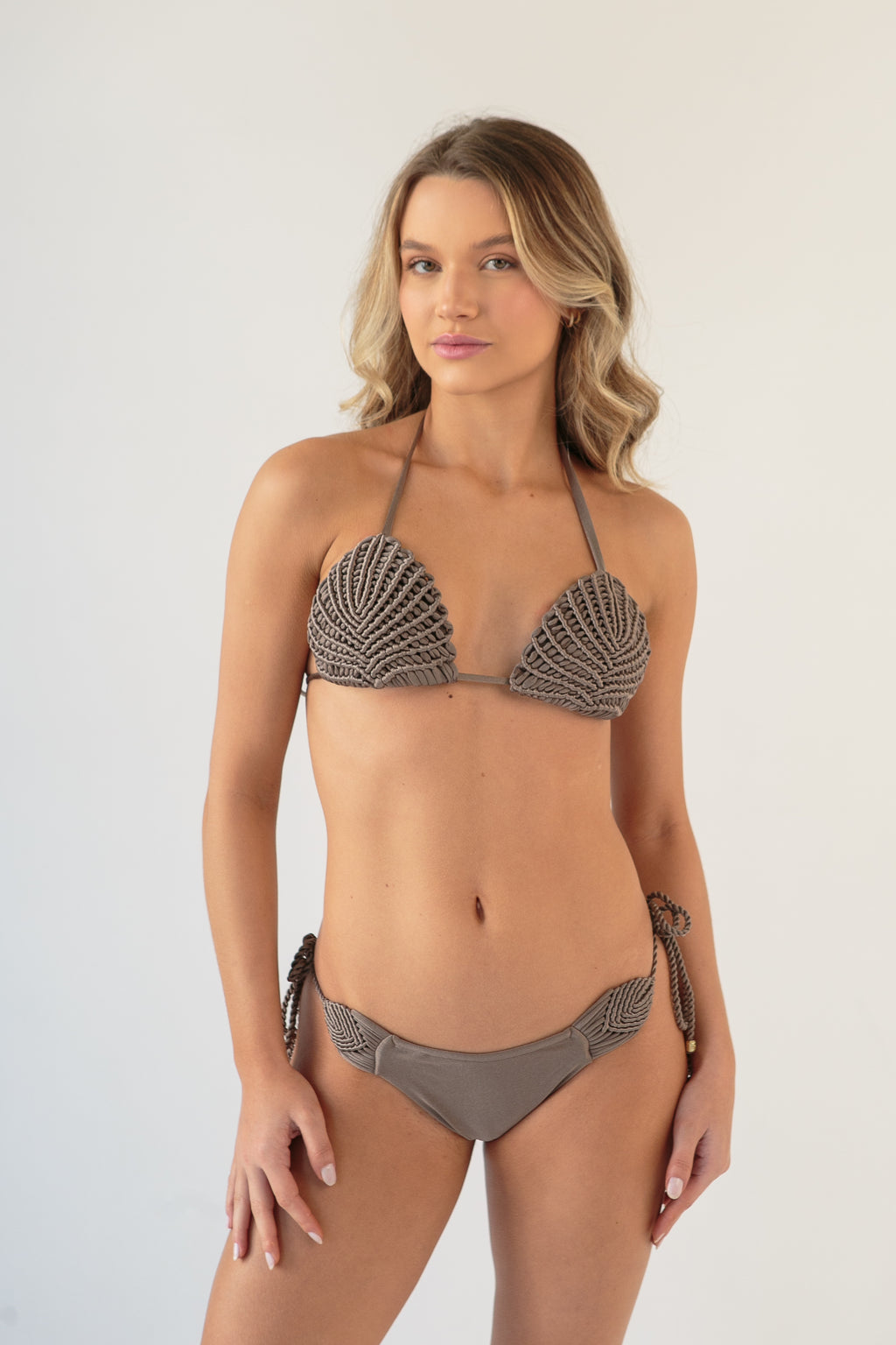 Conjunto Macramê Concha