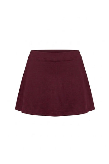 Saia com short - Bordô